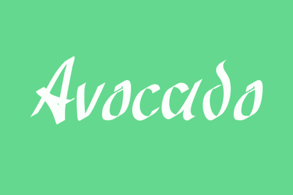 Avocado: The Handwritten Font That Feels Like a Warm Hug