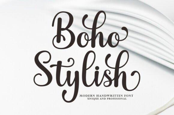 Boho Stylish: The Handwritten Font for Modern Creative Brands