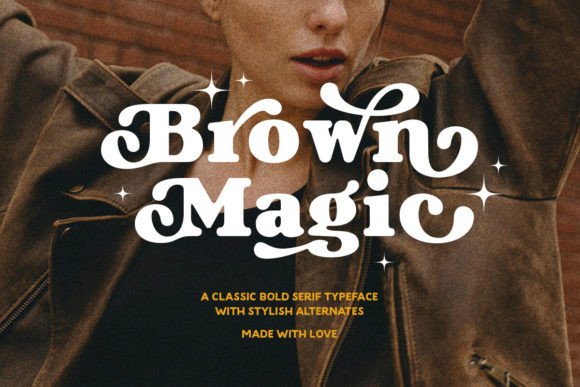 Brown Magic: A Vintage Serif for Timeless Branding