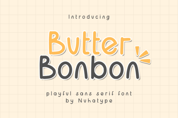 Butter Bonbon: A Minimalist Font with Maximum Creative Impact