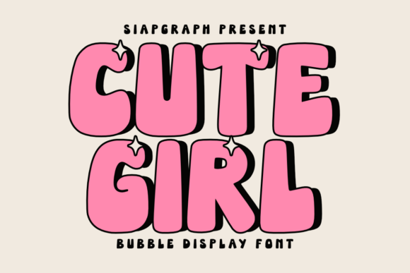 Cute Girl: A Font That Brings Whimsy and Warmth to Your Designs