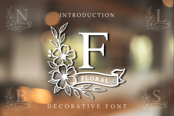 Floral Monogram: The Decorative Font for Personal & Professional Projects