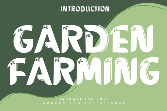 Garden Farming Font: Grow Your Brand Naturally
