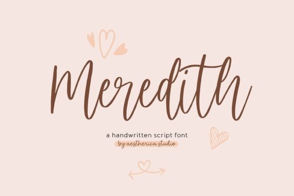 Meredith: The Handwritten Font That Feels Like It Was Made Just for You