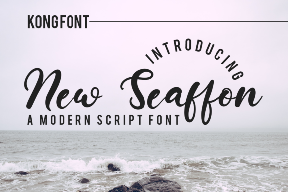 New Seaffon: The Playful Script Font for Modern Creators