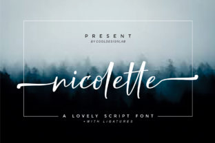 Nicolette Script: A Modern Handwritten Font with Elegant Swashes