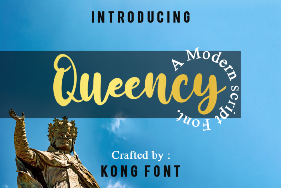 Queency Font: A Playful Handwritten Typeface for Creative Projects