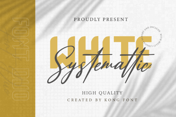 White Systemattic: A Fresh Handwritten Script for Modern Projects